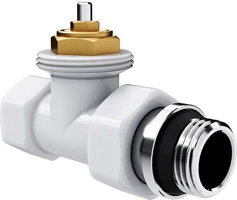 Набор термостатический для радиатора прямой 1/2" М30х1.5 белый Royal Thermo Design купить в СОМ