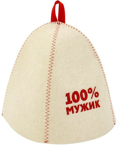 Шапка банная 100% мужик полиэфир 70%, шерсть 30% купить в СОМ