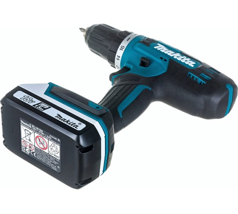 Шуруповерт MAKITA DF 488DWE, 18 В, Li-ion, 1.5 A/ч купить в СОМ