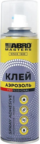 Клей-аэрозоль профессиональный Abro, 200 гр купить в СОМ