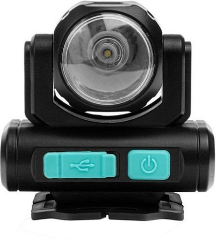 Фонарь налобный аккумуляторный Camelion LED53402 акк.3.7V 3W COB+LED 3.5W 4реж, Type-C, черн купить в СОМ