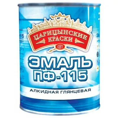Эмаль ПФ-115 Царицынские краски, синий, 0.4 кг купить в СОМ
