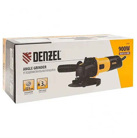 Машина углошлифовальная DENZEL AGH125-900, 125мм, 900 Вт купить в СОМ