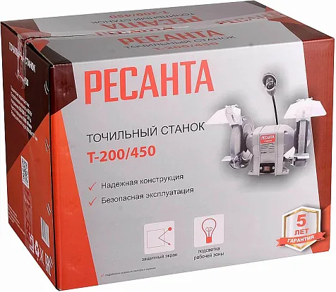 Станок точильный РЕСАНТА Т-200/450, 450Вт, 200мм купить в СОМ