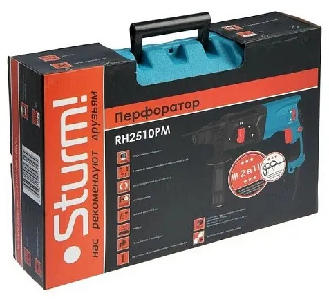 Перфоратор STURM RH2510PM, SDS+, 1000Вт купить в СОМ
