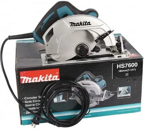 Пила циркулярная MAKITA HS7600, 1200Вт, 185 мм купить в СОМ