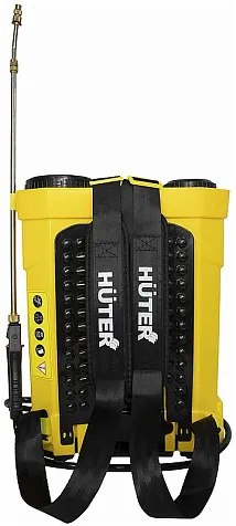 Опрыскиватель аккумуляторный Huter SP-16AC, 12В, 8 А/ч, распыление 6м, 5.5 л/мин, шланг 1.5м, бак 16л купить в СОМ