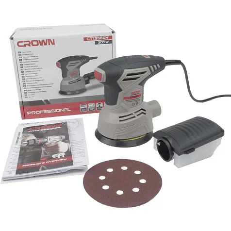 Машина шлифовальная эксцентриковая CROWN CT13560V купить в СОМ