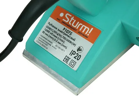 Рубанок электрический STURM P1075 купить в СОМ