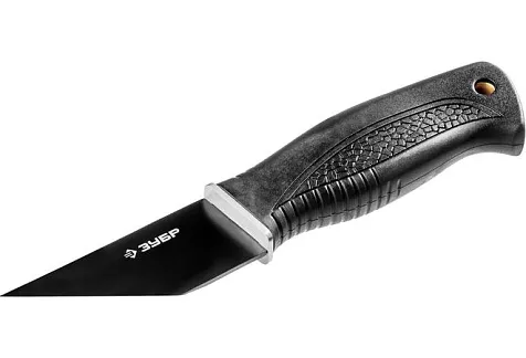 Нож сапожный ЗУБР, 185мм, обрезиненная ручка, нерж.сталь купить в СОМ