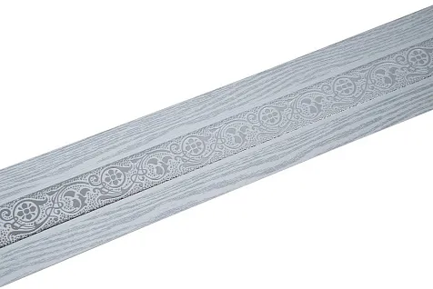Планка декоративная багетная Грация серебро патина белая  купить в СОМ