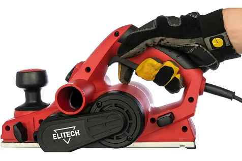 Рубанок электрический ELITECH Р82К, пылесборник, 2 ножа купить в СОМ