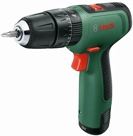 Шуруповерт BOSCH EasyImpact 1200, 12В, Li-ion, 1.5 А/ч, ударный купить в СОМ