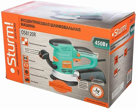Шлифмашина эксцентриковая STURM OS 8120 R купить в СОМ