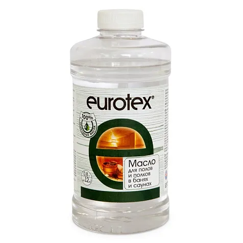 Масло для полков Eurotex Сауна, 0.8 кг купить в СОМ