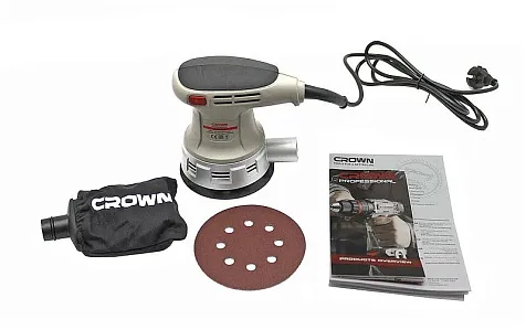 Машина шлифовальная эксцентриковая CROWN CT13394 купить в СОМ
