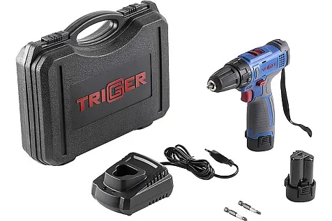 Шуруповерт TRIGGER 20101, 12 В, Li-ion, 1.5 А/ч купить в СОМ