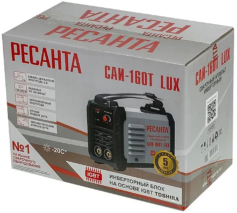 Аппарат сварочный инверторный РЕСАНТА САИ 160Т LUX купить в СОМ