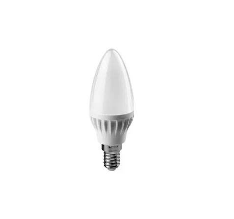 Лампа светодиодная Онлайт, 8 Вт Е14 С37 (свеча), 4000 (дневной свет), матовая купить в СОМ