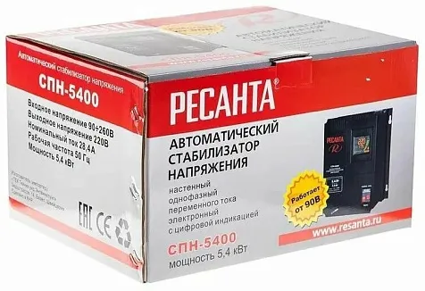 Стабилизатор Ресанта СПН-5400 купить в СОМ